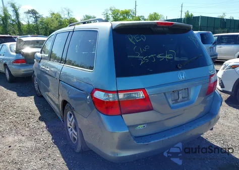 2005 Honda Odyssey Ex from USA, damaged, VIN 5FNRL384X5B052445